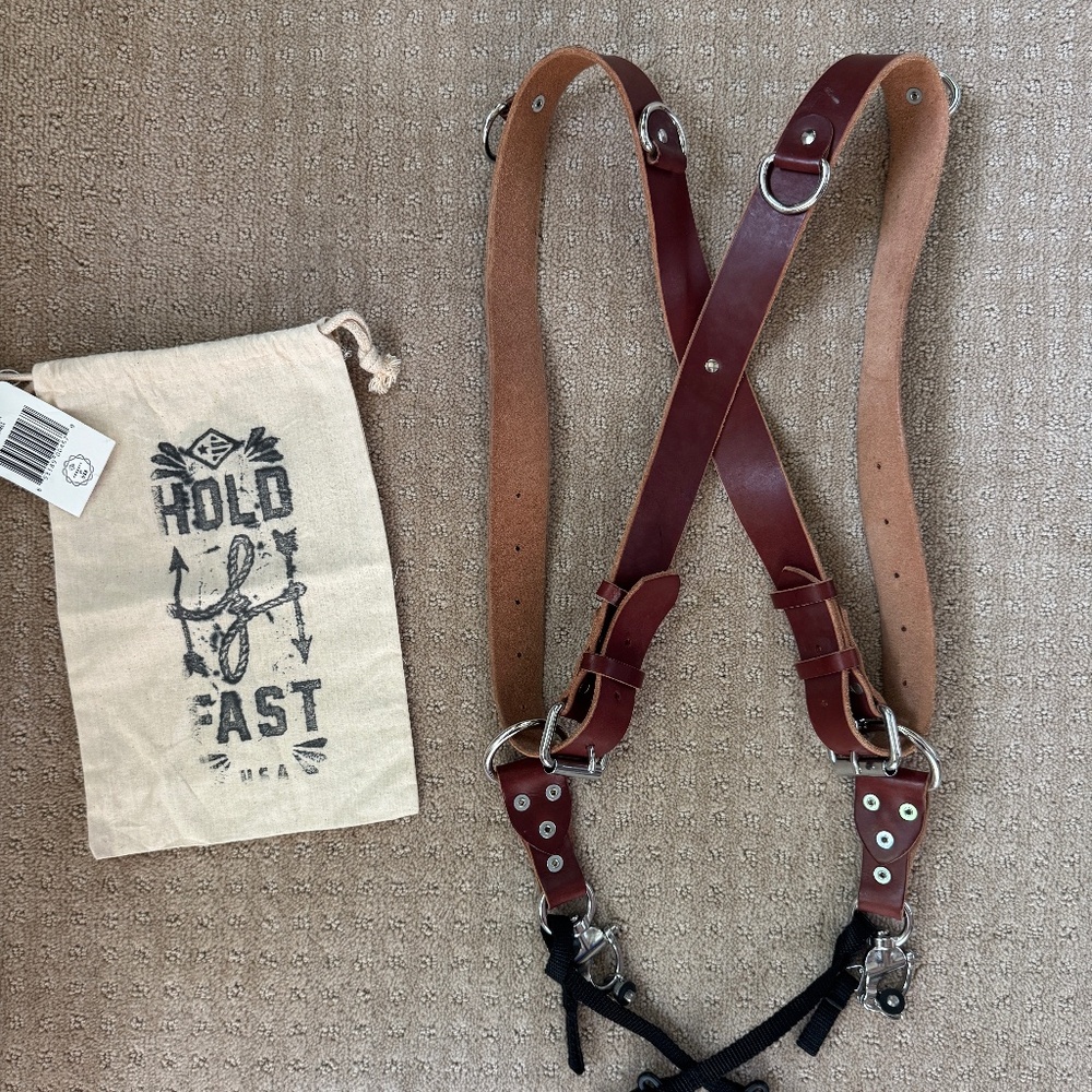 HoldFast Gear MoneyMaker 2-Camera Harness (Chestnut, Small) - Picture 2 of 4